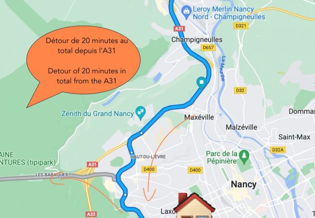 Apartment in Laxou - Alba:  Apartment in Laxou - Alba: