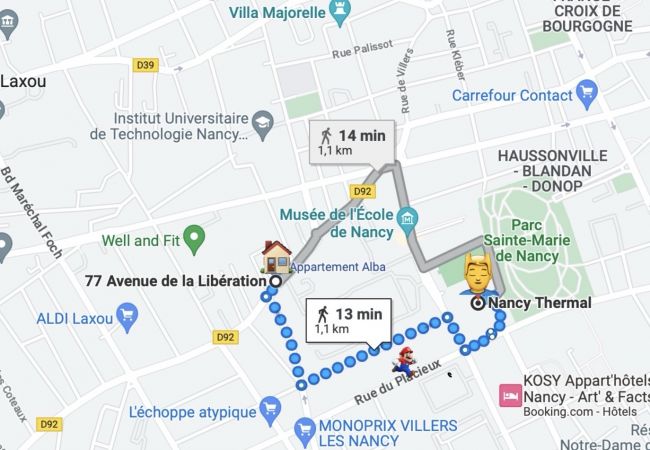 Apartment in Laxou - Alba:  Apartment in Laxou - Alba: