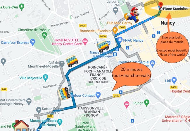 Apartment in Laxou - Alba:  Apartment in Laxou - Alba: